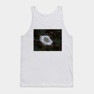 Sacred Datura - White Wildflower Tank Top